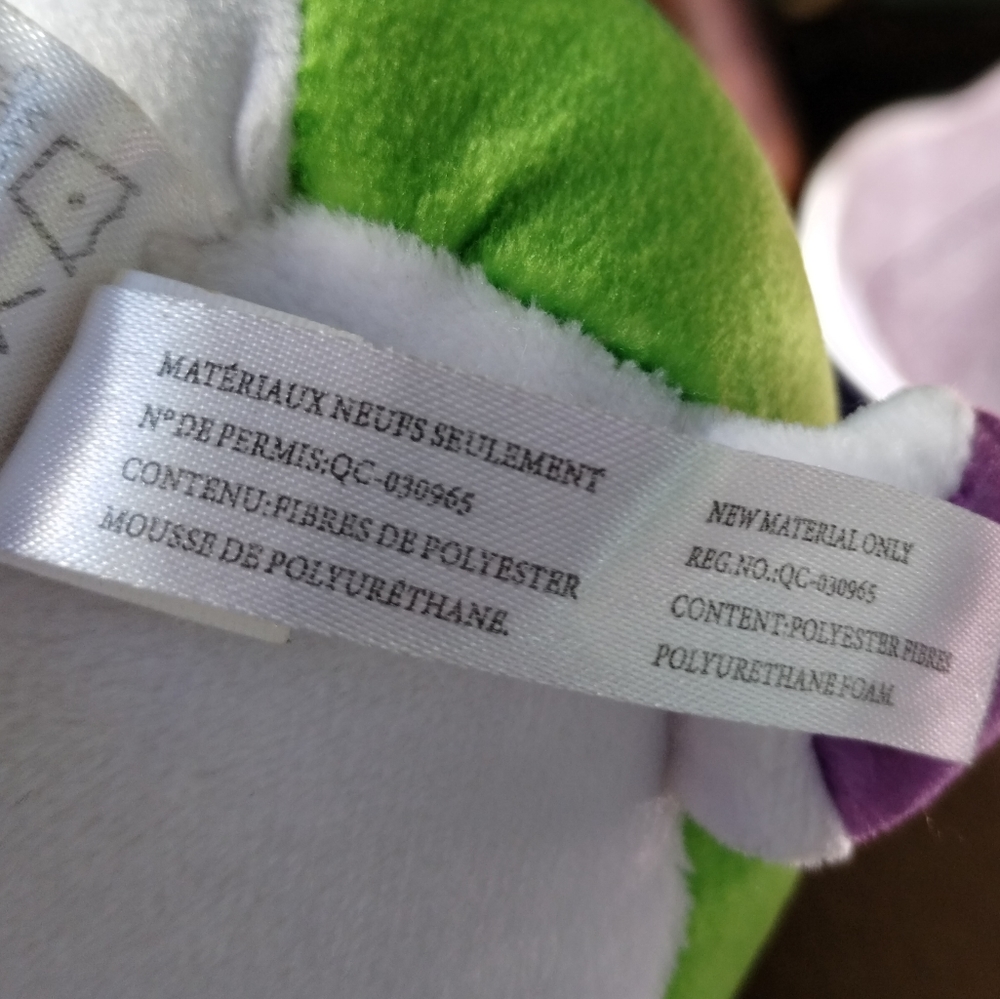 Γ·Cuddle Pal Toy Story Round Huggable Buzz Lightyear 6" Plush Baby Rattle Lovey - Picture 10 of 15